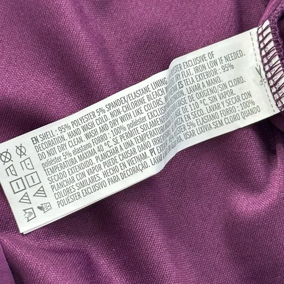 FOREVER 21 dress PLUM PURPLE sleeveless small party dress WOMENS APPAREL new S - Picture 10 of 12